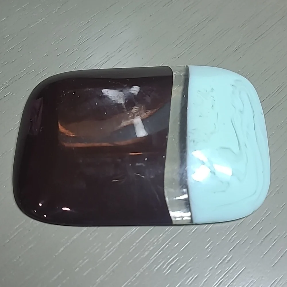 Lucite Like Trash Can And Matching Soap Dish